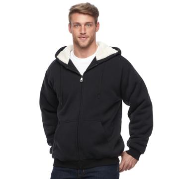 Men's Victory 40 Sherpa-lined Fleece Jacket, Size: Xl, Black