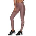 Women's Nike Power Graphic Training Midrise Leggings, Size: Medium, Dark Beige