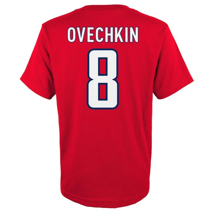 Boys 8-20 Washington Capitals Alexander Ovechkin Name And Number Tee, Size: M 10-12, Red
