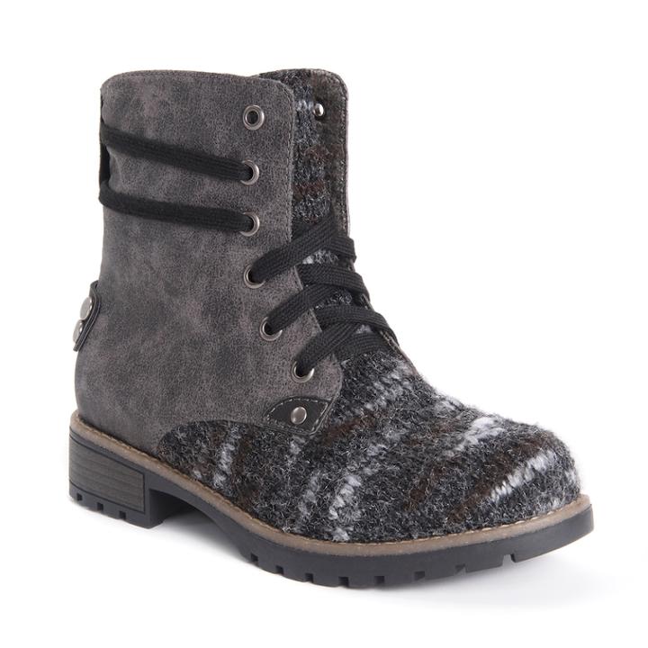 Muk Luks Evrill Women's Winter Boots, Size: 6, Grey