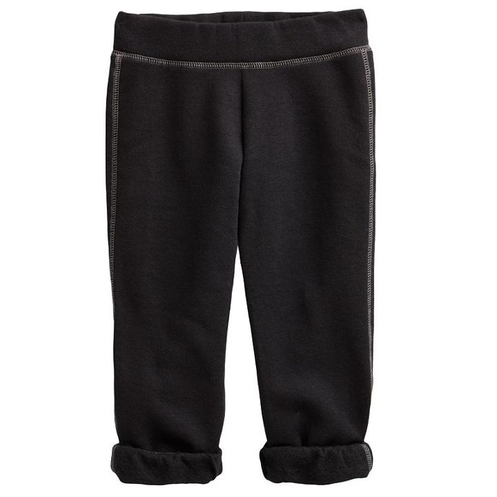 Girl 7-16 Soffe Football Capri, Size: Medium, Black