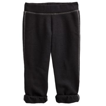 Girl 7-16 Soffe Football Capri, Size: Medium, Black