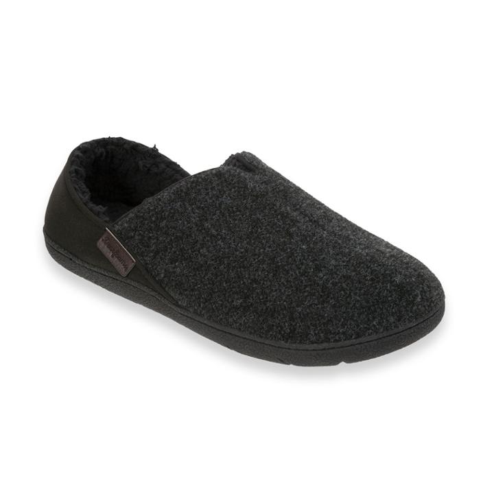 Men's Dearfoams Felted Neoprene Clog Slippers, Size: Small, Black