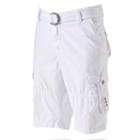 Men's Xray Belted Cargo Shorts, Size: 38, White