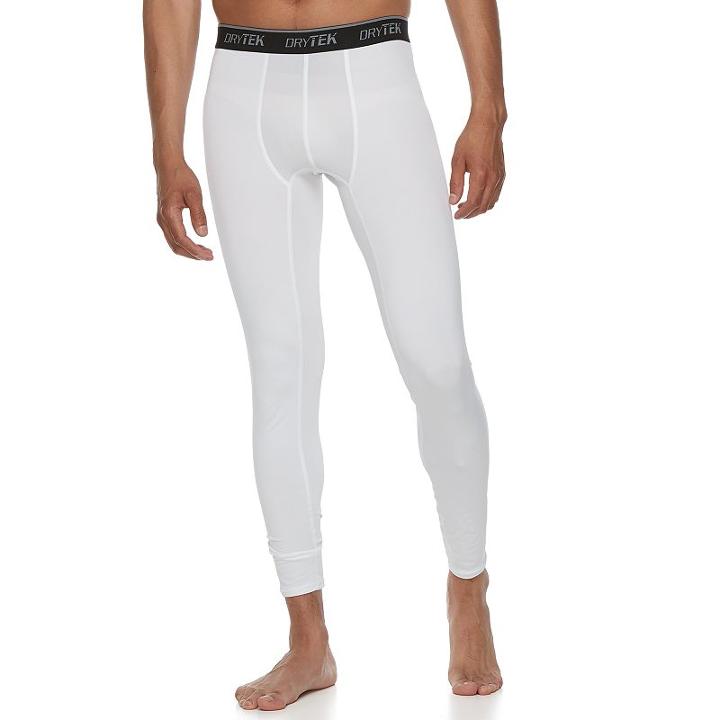 Men's Tek Gear&reg; Base Layer Tights, Size: Xxl, White