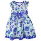 Toddler Girl Nannette Floral Swiss-dot Dress, Size: 4t, Purple Oth