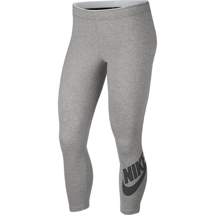 Women's Nike Sportswear Capri Leggings, Size: Large, Grey