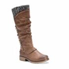 Muk Luks Bianca Women's Water-resistant Knit-cuff Boots, Girl's, Size: 8, Med Brown