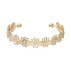 Lc Lauren Conrad Filigree Flower Cuff Bracelet, Women's, Gold