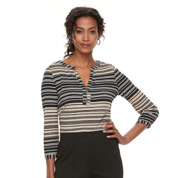 Women's Cathy Daniels Knit Pull-on Pants, Size: Large, Black