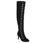 Journee Collection Trill Women's Over-the-knee Boots, Size: Medium (8.5), Black