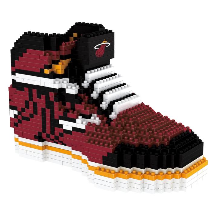 Forever Collectibles Miami Heat Brxlz 3d Sneaker Puzzle Set, Kids Unisex, Multicolor