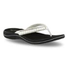Easy Street Token Women's Flip-flops, Size: 7 Ww, White