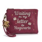 Harry Potter Waiting On My Letter To Hogwarts Graphic Wristlet, Women's, Dark Red