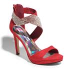 2 Lips Too Too Gloria Women's High Heel Sandals, Size: Medium (9), Red