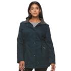 Plus Size Mo-ka Hooded Anorak Jacket, Women's, Size: 1xl, Blue
