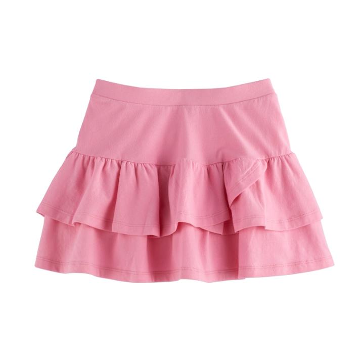 Girls 4-10 Jumping Beans&reg; Tiered Solid Tulip Skort, Size: 5, Brt Pink