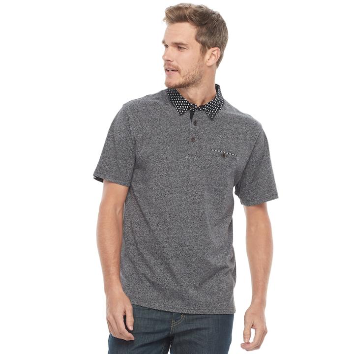 Men's Method Fashion Polo, Size: Large, Black