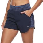 Women's Tek Gear&reg; Mesh Side Shorts, Size: Small, Dark Blue