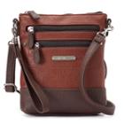 Stone & Co. Nancy Leather 3-bagger Convertible Crossbody Bag, Women's, Dark Brown