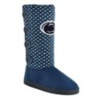Women's Penn State Nittany Lions Button Boots, Size: Large, Blue (navy)