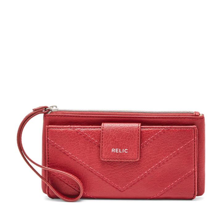 Relic Cameron Checkbook Wristlet, Women's, Brt Red