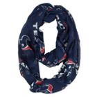 Houston Texans Sheer Infinity Scarf, Women's, Blue