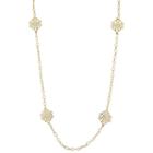 1928 Filigree Intertwined Station Necklace, Women's, Size: 30, Yellow