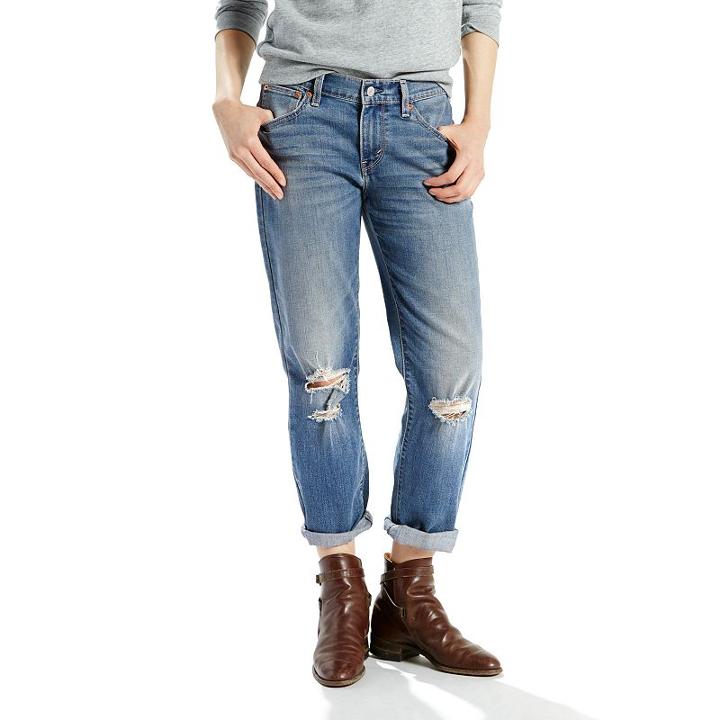 Levi's, Women's Boyfriend Jeans, Size: 6/28, Med Blue