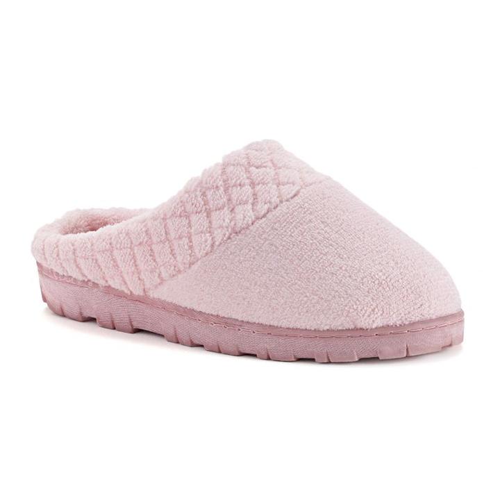 Muk Luks Women's Clog Slippers, Size: Medium, Pink