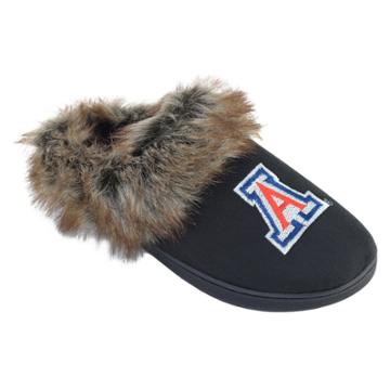Women's Arizona Wildcats Scuff Slippers, Size: Small, Black