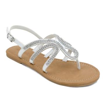 Olivia Miller Levina Women's Sandals, Girl's, Size: 6, White