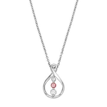 Survivor Collection Runzi Topaz Pendant, Women's, Size: 16, Pink
