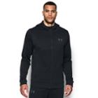 Men's Under Armour Armour Fleece Full-zip Hoodie, Size: Small, Black