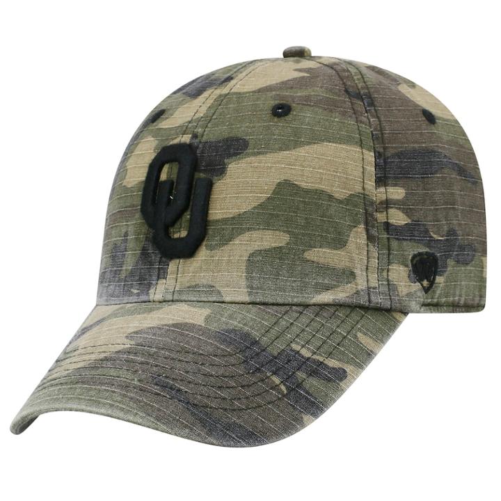 Adult Top Of The World Oklahoma Sooners Hero Adjustable Cap, Men's, Green
