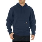 Men's Dickies Midweight Fleece Pullover Hoodie, Size: Small, Dark Blue