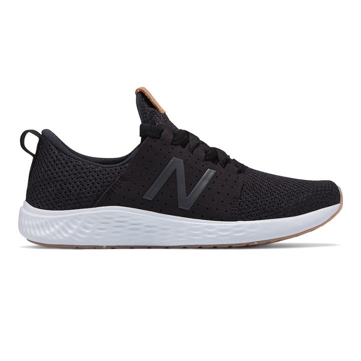 New Balance Fresh Foam Sport Women's Sneakers, Size: 9.5 Wide, Black