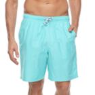 Men's Croft & Barrow&reg; Solid Swim Trunks, Size: Small, Light Blue