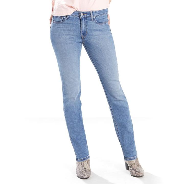 Women's Levi's 714 Slim Straight Leg Jeans, Size: 28(us 6)m, Med Blue