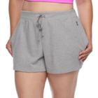 Plus Size Fila Sport&reg; Relaxed French Terry Shorts, Women's, Size: 3xl, Grey