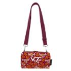 Virginia Tech Hokies Bloom Crossbody Wallet, Women's, Multicolor