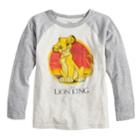 Disney's The Lion King Boys 4-12 Simba Sunset Raglan Graphic Tee By Jumping Beans&reg;, Size: 6, Beige