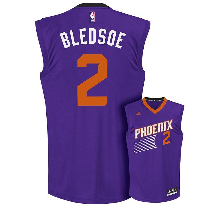 Men's Adidas Phoenix Suns Eric Bledsoe Replica Jersey, Size: Xxl, Drk Purple