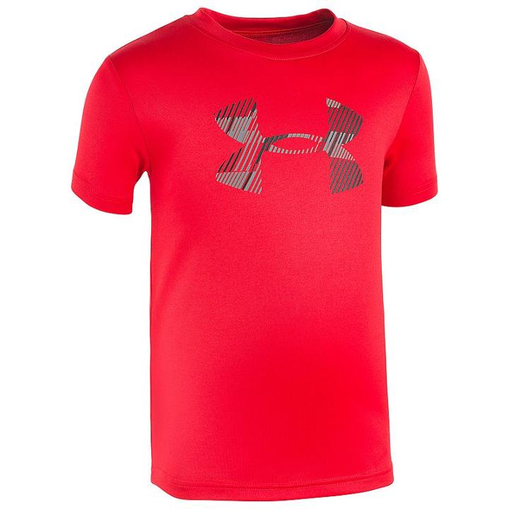 Boys 4-7 Under Armour Linear Logo Graphic Tee, Boy's, Size: 5, Red