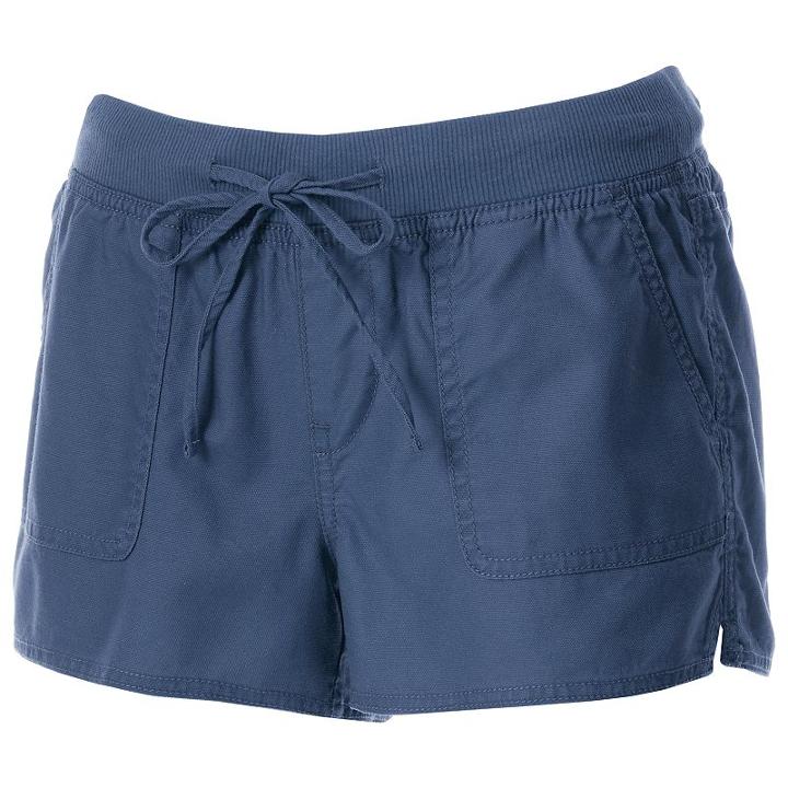 Juniors' So&reg; Drawstring Soft Shorts, Girl's, Size: Xl, Blue