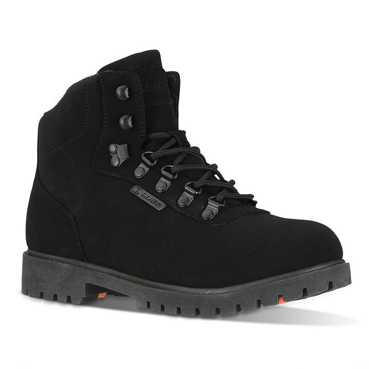 Lugz Pine Ridge Men's Water Resistant Ankle Boots, Size: Medium (7.5), Black