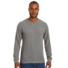 Men's Stanley Classic-fit Waffle-weave Thermal Pocket Tee, Size: Xl, Grey (charcoal)