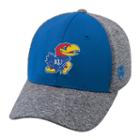 Adult Top Of The World Kansas Jayhawks Pressure One-fit Cap, Med Blue