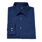 Men's Apt. 9&reg; Slim-fit Premier Flex Collar Stretch Dress Shirt, Size: 16-34/35, Blue (navy)