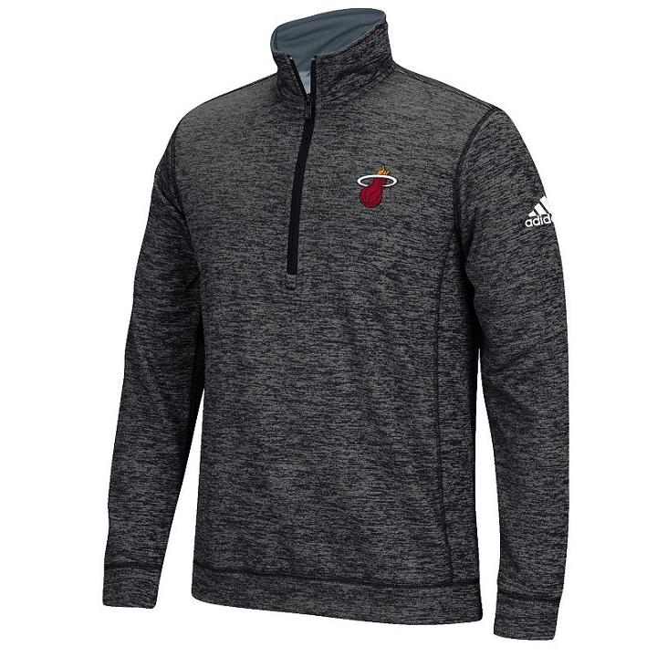 Men's Adidas Miami Heat Pullover, Size: Xxl, Black